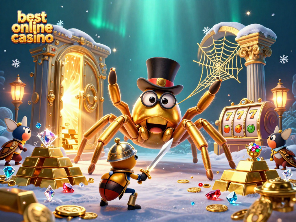 Experience the thrill at the best online casino with symbolic treasures and adventurous characters.
