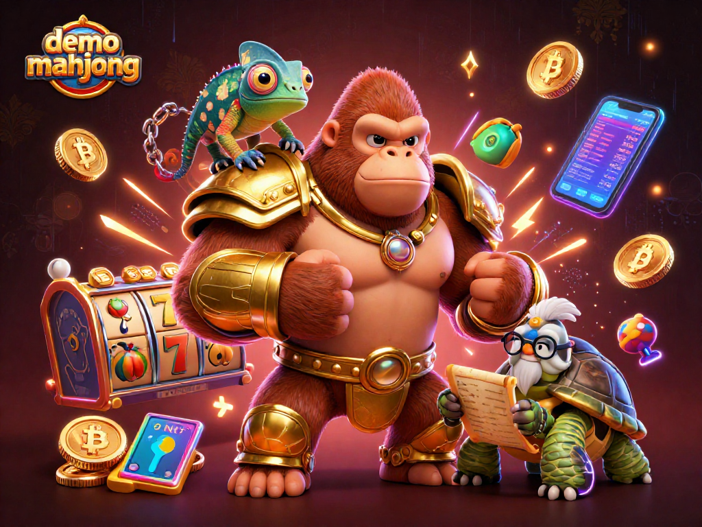 Menangkan jackpot di demo mahjong dengan ilustrasi menarik dari permainan slot dan karakter unik.