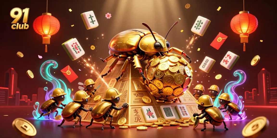 Engage with 91 club's thrilling gaming experience featuring dynamic casino elements and vibrant illustrations.