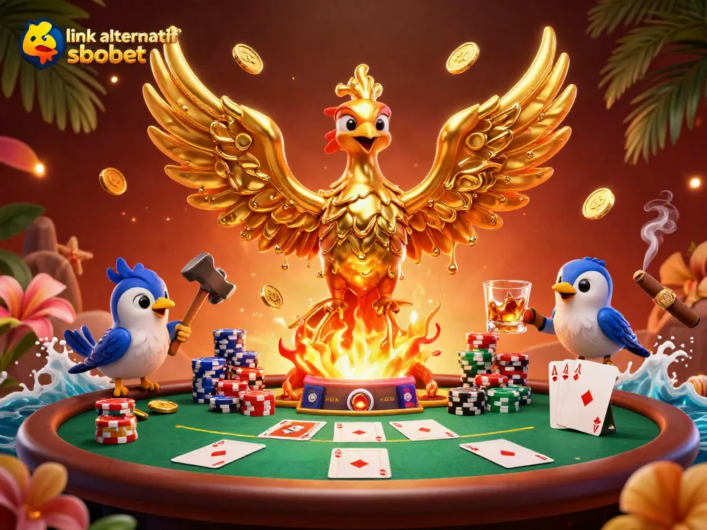 Experience the thrill of link alternatif sbobet with a molten phoenix and vibrant poker scene.