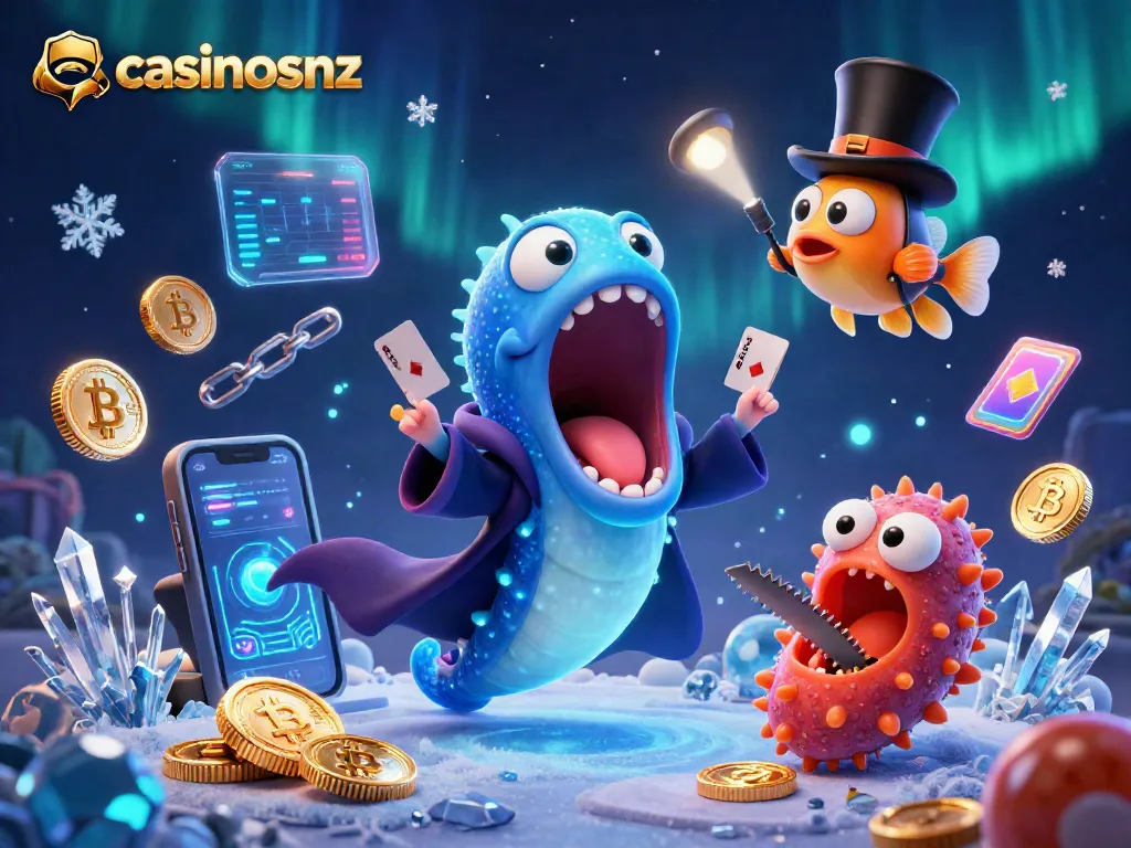 Engage with casinosnz strategies to maximize winnings in vibrant casino-themed artwork.