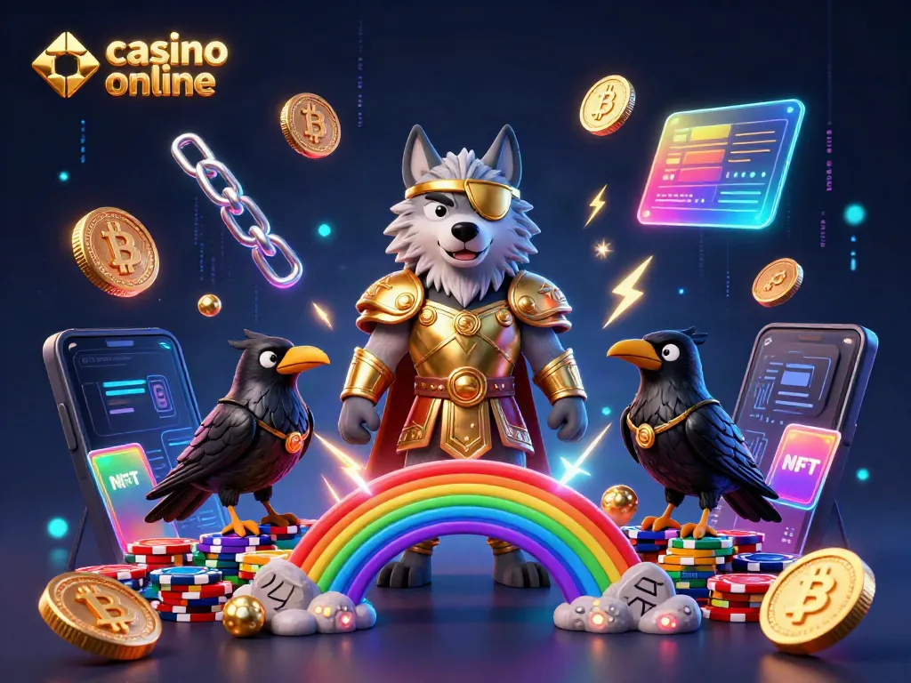 Experience thrilling moments at a casino online with Norse mythology characters gathering around casino chips.