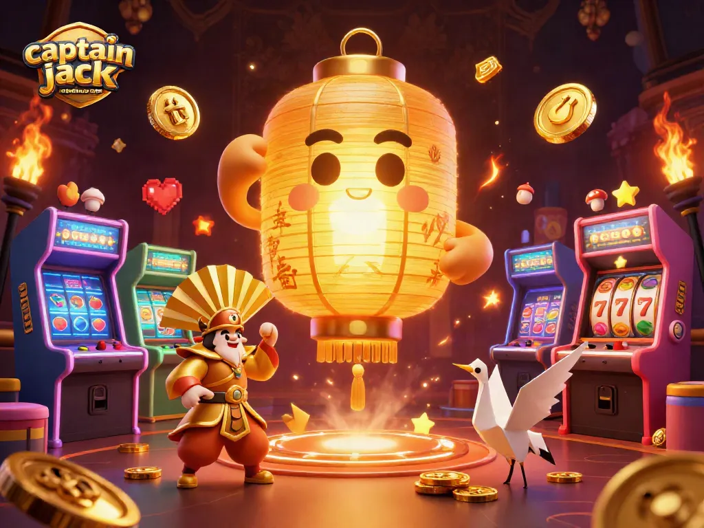 Play with captain jack no deposit bonus codes in a vibrant casino scene featuring unique characters and game elements.