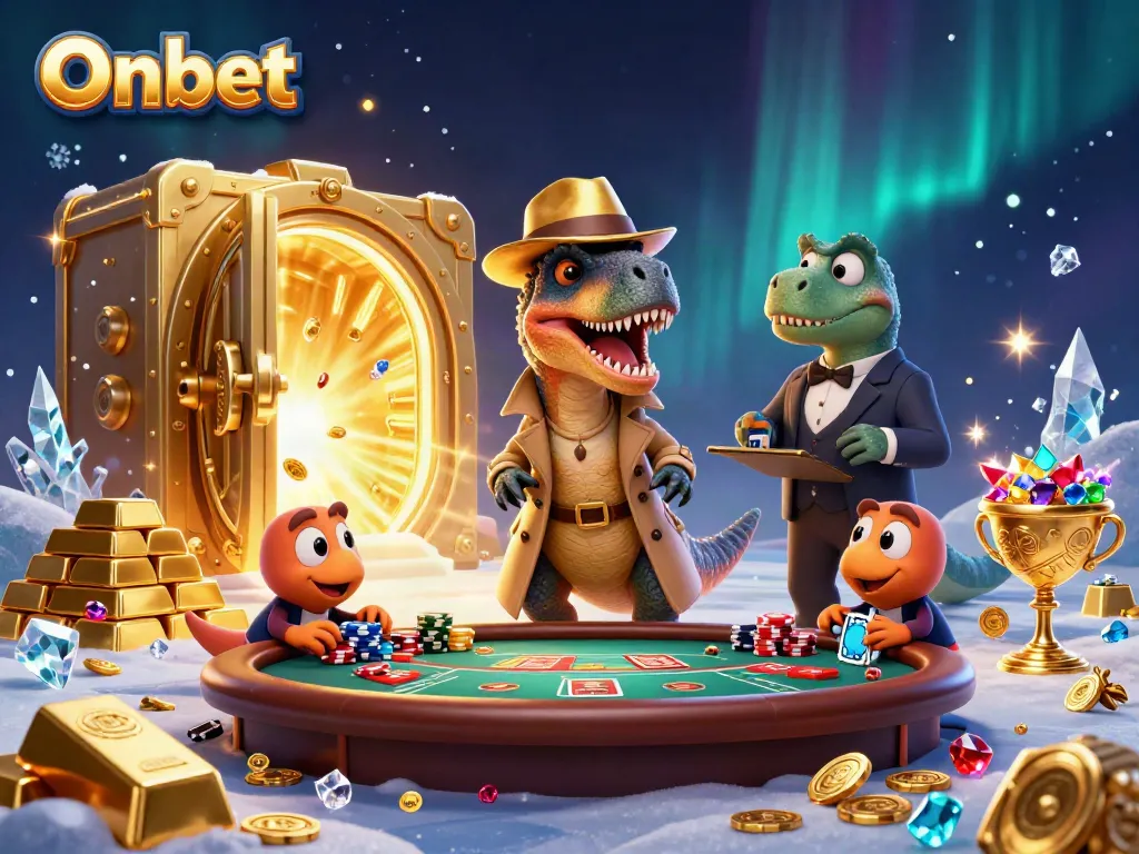 Experience thrilling blackjack action at Onbet with colorful characters and sparkling treasures.