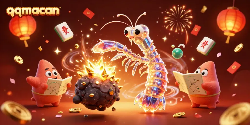 Experience high-stakes gaming action in qqmacan with a galactic samurai and treasure-filled asteroids.