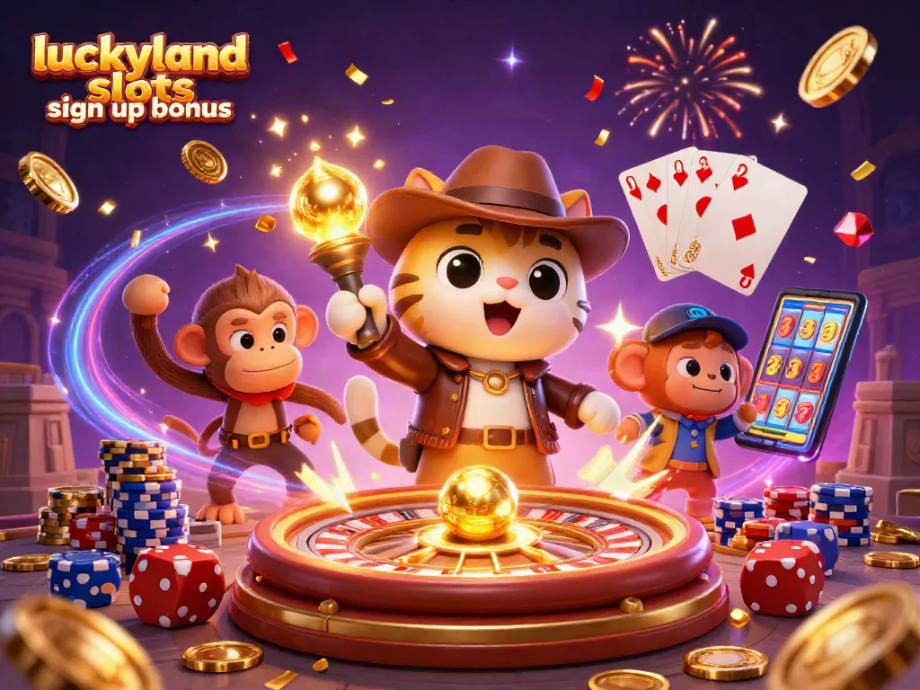 Engage with the luckyland slots sign up bonus while discovering treasures in a vibrant casino adventure.