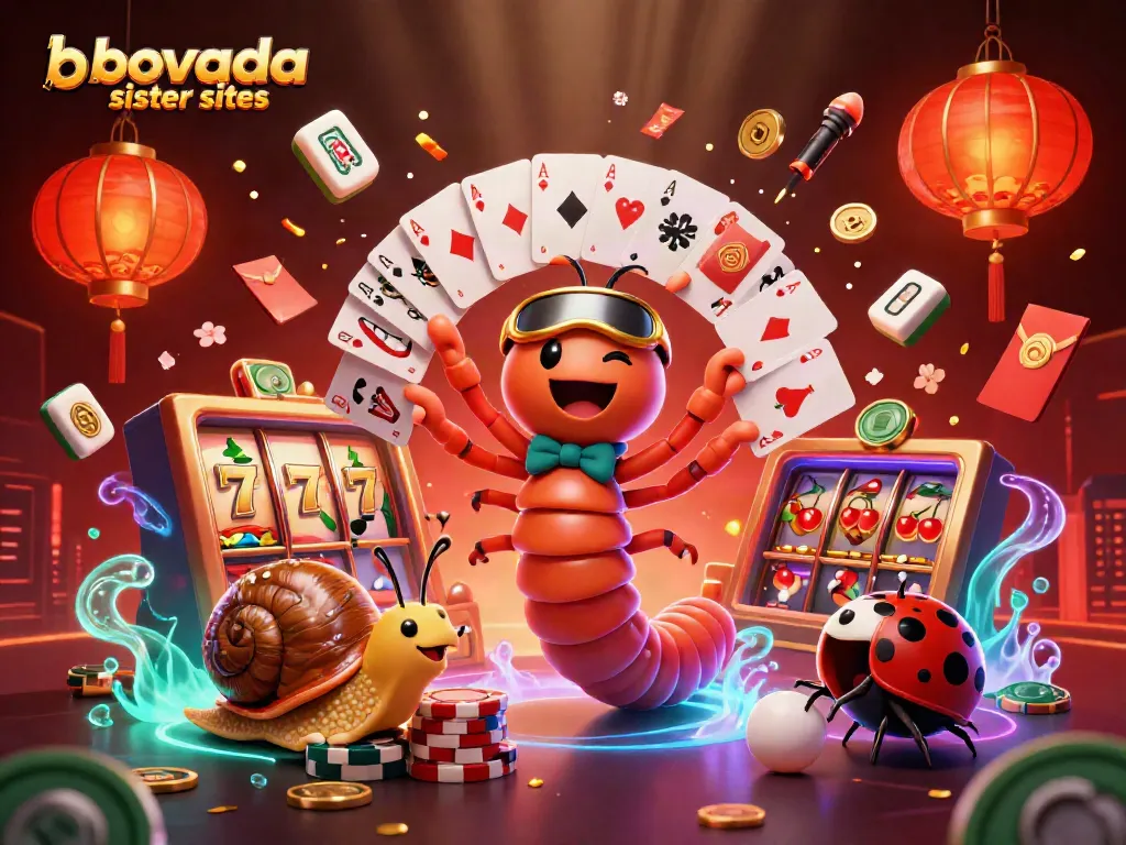 Experience the thrill of bovada sister sites with vibrant 3D casino imagery, showcasing energetic characters and dynamic gaming elements.