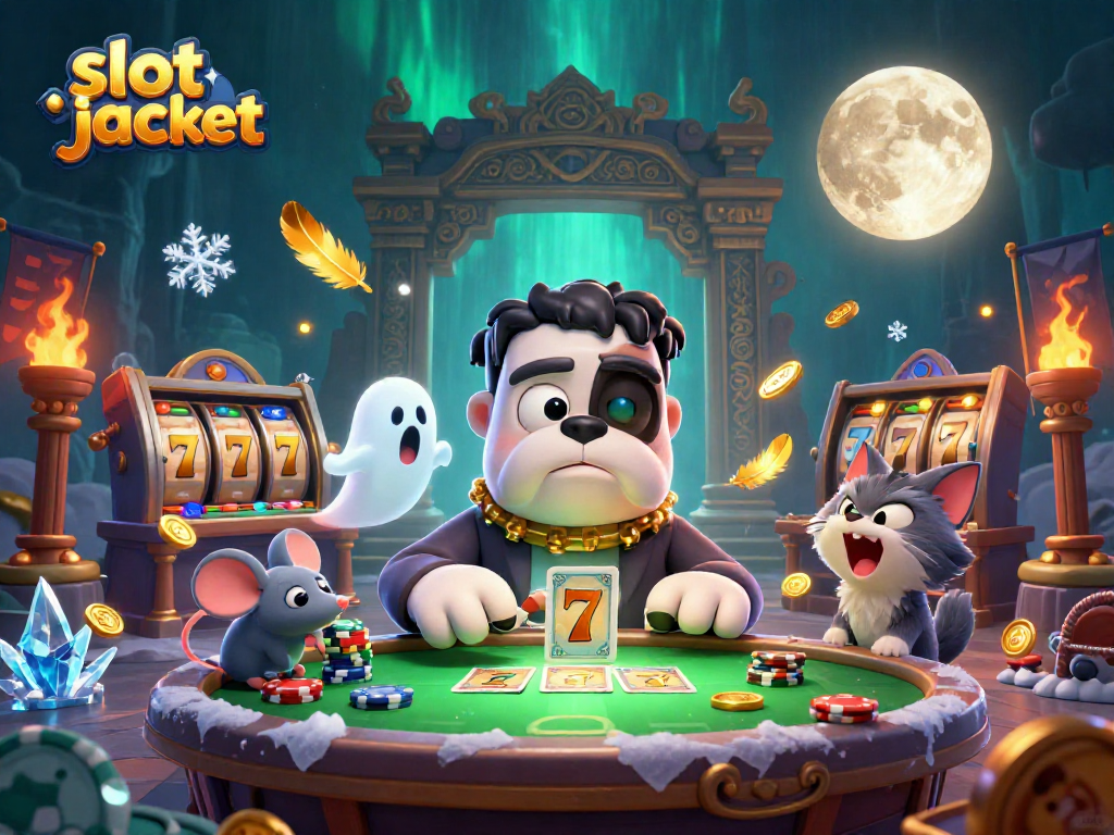 Memenangkan permainan slot jackpot dengan simbol belantara dan karakter menarik di GACOR123