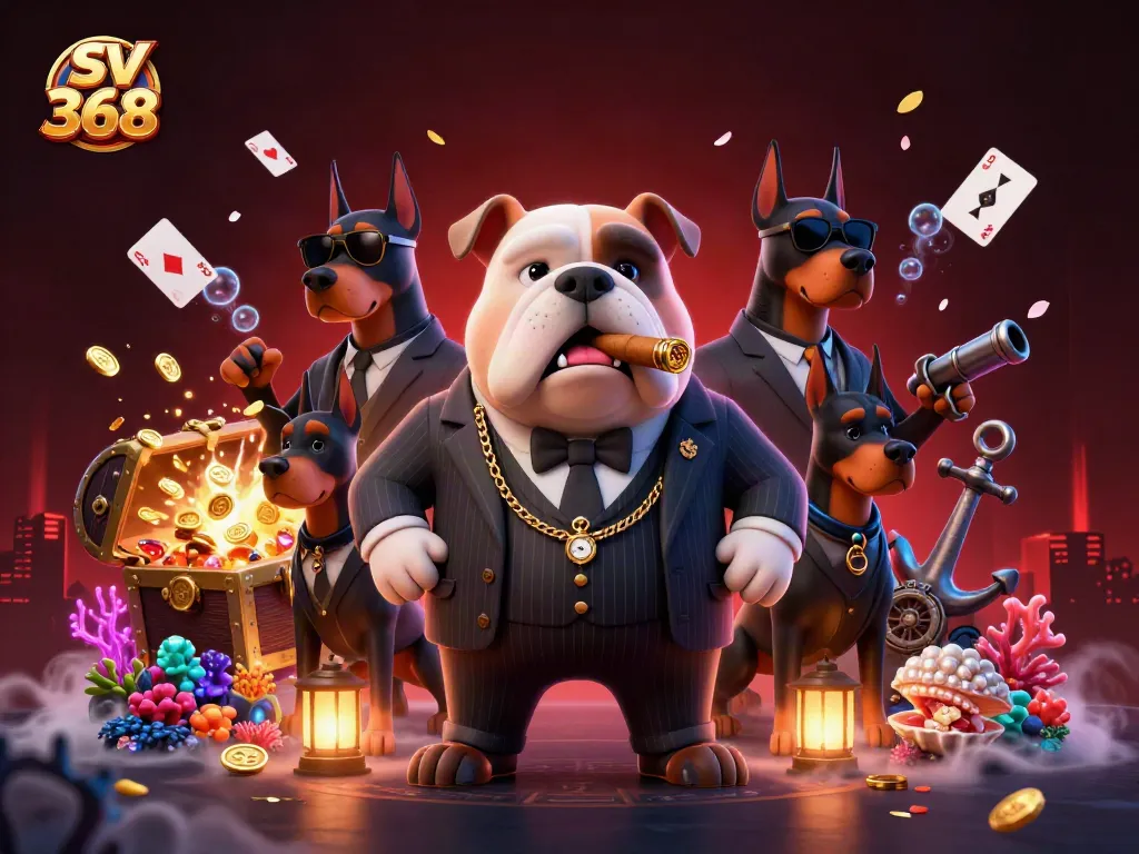 Boost your winnings at sv 368 with dynamic elements in this vibrant casino illustration.