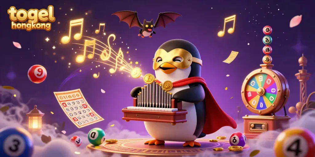 Menangkan togel hongkong dengan visual menarik dari penguin opera dan elemen lotere dinamis.